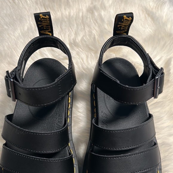 Dr Martens Women's Blaire Hydro Platform Sandals Size 7 Black - Picture 12 of 14